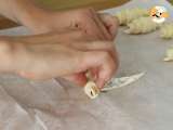 Tappa 3 - Cornetti di sfoglia con prosciutto cotto e formaggio fresco