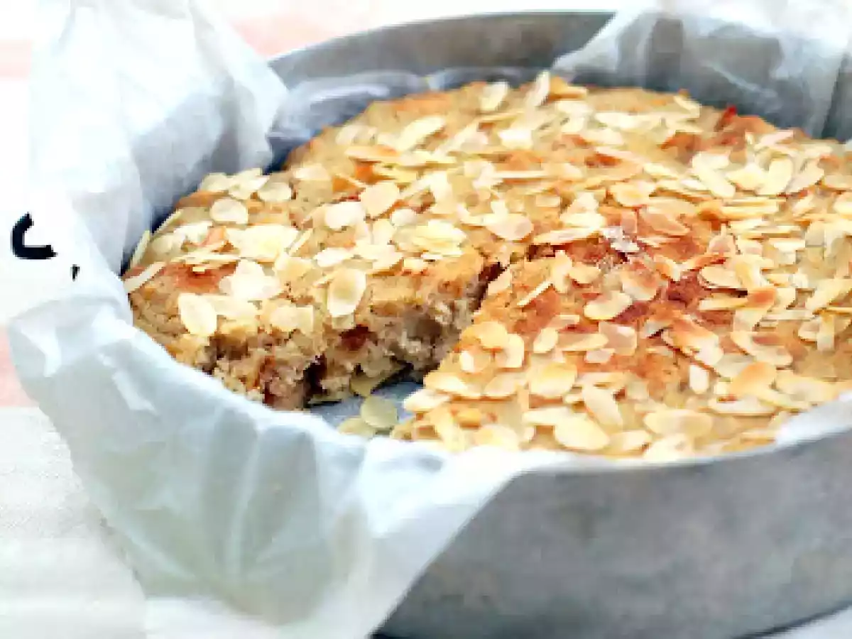 Torta di pane alla vaniglia, fichi e mandorle - foto 2