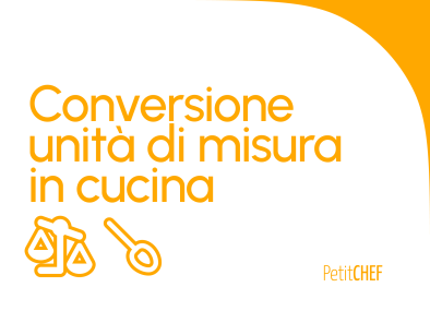 Conversione unità di misura in cucina