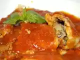 Ricetta Ravioli salsiccia e melanzane