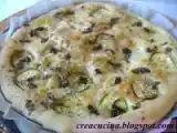 Ricetta Pizza bianca zucchine e basilico