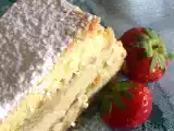 Ricetta Torta morbida con le mandorle e crema al sapor di panera