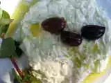 Ricetta Insalata rossa di merluzzo e crostini allo tzatziki