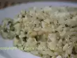 Ricetta Risotto parmigiano con pesto basilico e piselli