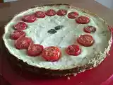 Ricetta Cheesecake salata con ricotta di pecora, basilico e pomodorini