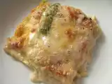 Ricetta Lasagne rosa con scamorza, asparagi e noci brasiliane