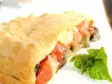 Ricetta Torta salata con melanzane, pomodori e caciocavallo