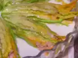 Ricetta Fiori di zucca ripieni di prosciutto, mortadella e ricotta