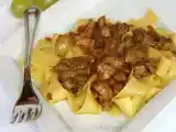 Ricetta Pappardelle all'uva e faraona