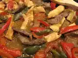 Ricetta Fajitas di pollo e manzo e.. fagioli alla messicana!!