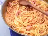 Ricetta Tagliolini allo speck e vino dolce