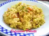 Ricetta Risotto saporito con zafferano e gamberi