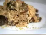 Ricetta Risotto ai funghi con granella di noci e mandorle