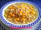 Ricetta Zuppa di farro con zucca e patate