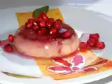 Ricetta Flan di latte al caramello di succo di melagrana