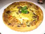 Ricetta Quiche ai funghi champignon e asiago