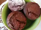 Ricetta Piccoli muffins al cioccolato con cuore di pistacchio _ pisztàciàs csokis muffins