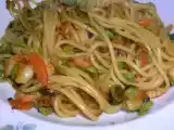 Ricetta Spaghetti ai gamberetti in salsa di soia