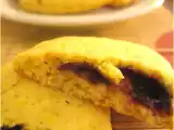 Ricetta Biscotti ripieni alla marmellata di mirtilli