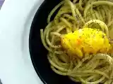 Ricetta Vermicelli con quenelle di zafferano, burrata e salmone profumati ai semi di papavero