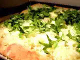 Ricetta Pizza con le patate, gorgonzola, rucola e olio al rosmarino