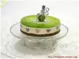 Ricetta Torta la fatina delle mele verdi (cheesecake con mousse di mela verde)