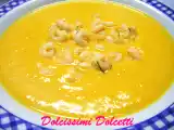 Ricetta Vellutata di zucca con gamberetti e curcuma