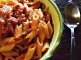 Ricetta Meravigliose mezze penne ... l'amatriciana