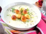 Ricetta New england clam chowder - zuppa cremosa di vongole dal nord-est america