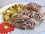 Ricetta Polpettone ripieno con patate al forno