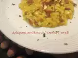 Ricetta Risotto allo zafferano con finferli, porcini e nocciole di dolcipensieri
