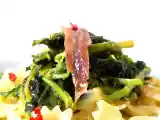 Ricetta Farfalle con cime di rapa e alici: leggero ma con gusto!