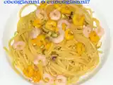 Ricetta Spaghetti ai gamberetti e zafferano