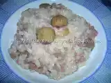 Ricetta Risotto salsiccia e castagne