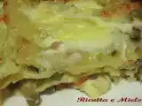 Ricetta Lasagne alle verdure e prosciutto cotto/ lasagnas con verduras y jamon