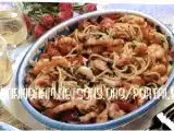 Ricetta Spaghetti con vongole e gamberetti