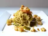 Ricetta Tagliolini freschi con gamberi e zucchine