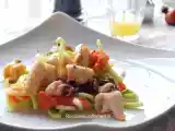 Ricetta Insalata di calamari scottati e puntarelle