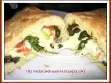 Ricetta Calzone di sola semola rimacinata e farcita con tuma, spinaci