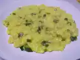 Ricetta Risotto allo zafferano con zucchine e gamberetti