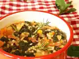Ricetta Minestra di cavolo nero e borlotti