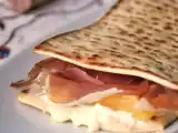 Ricetta Piadina squacquerone, speck ed ananas