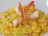 Ricetta Risotto gamberi e peperoni