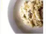 Ricetta Mezze penne alla ricotta, basilico e nocciole