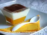 Ricetta Dessert di crema di latte con pesche sciroppate