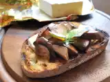 Ricetta Bruschetta brie e porcini