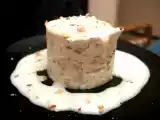 Ricetta Semifreddo alla frutta secca con salsa al cioccolato bianco e rhum