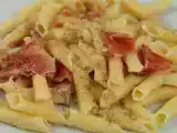 Ricetta Pasta panna e speck -pasta cu smantana dulce si jambon afumat(speck)