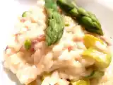 Ricetta Risotto con punte di asparagi e guanciale