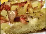 Ricetta Pizza con patate, cipolle e pancetta